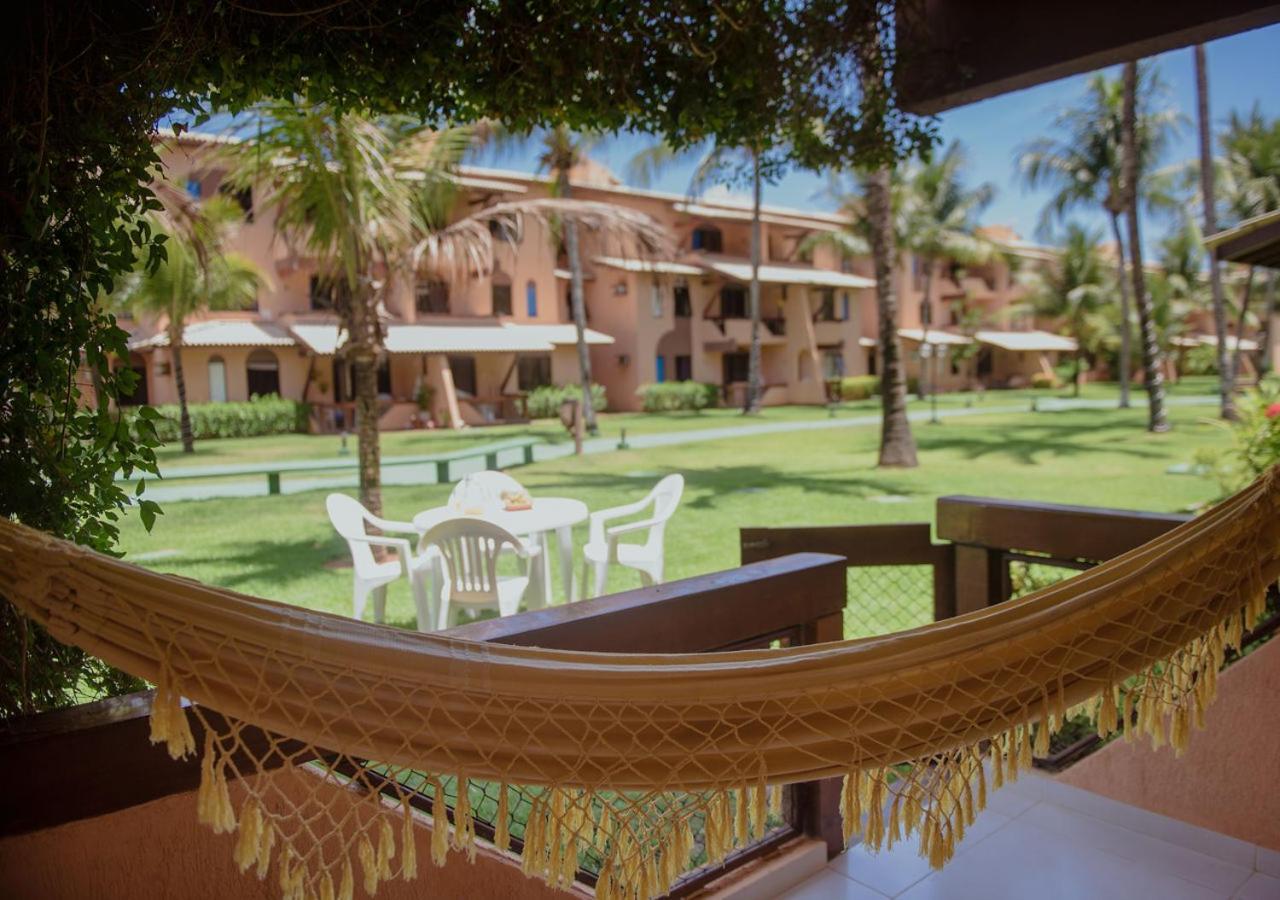 Flat Guarajuba Beira Da Praia Pe Na Areia Exterior foto