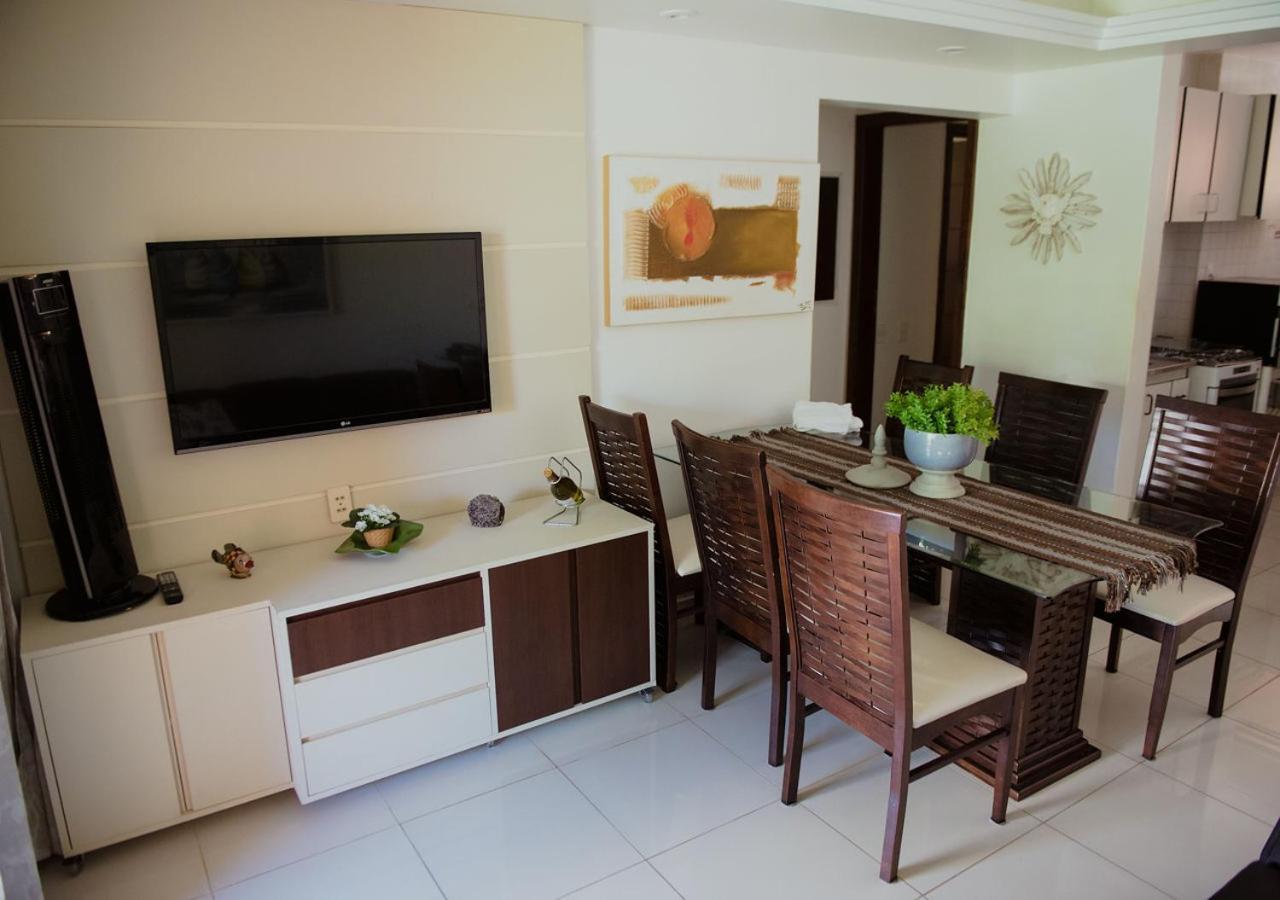 Flat Guarajuba Beira Da Praia Pe Na Areia Exterior foto